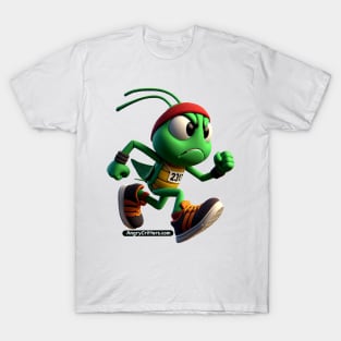 Angry Critters - Grasshopper Runner T-Shirt